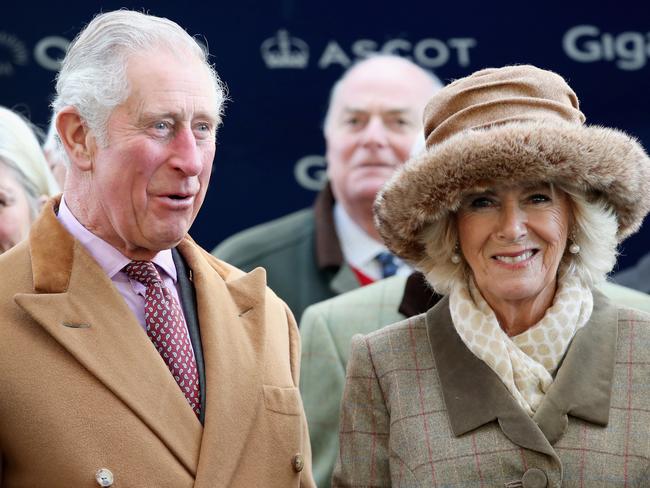 Prince Charles and Camilla held a blessing at St George’s Chapel after their civil wedding in 2005. Picture: Chris Jackson/Getty Images