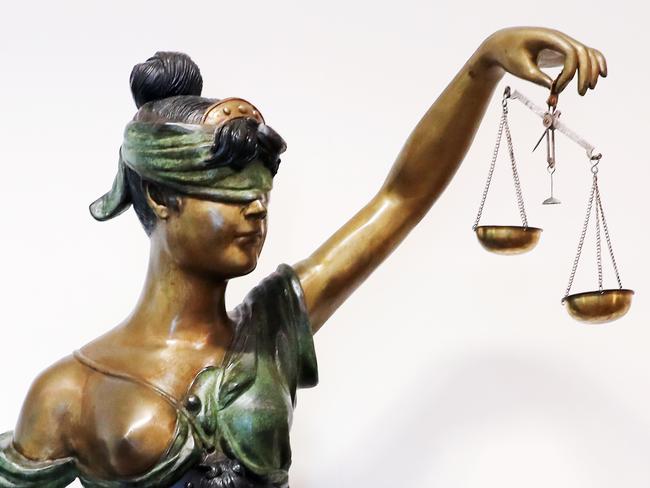 Cairns court - Lady Justice and the scales of justice. Picture: Brendan Radke