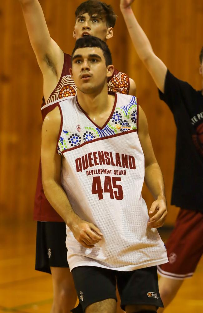 Queensland South and Northside Wizards guard Lebron Brooks.