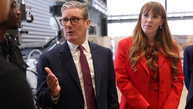 The Labour Leader Sir Keir Starmer and Deputy Leader Angela Rayner. In the end, she reconciled herself to an elaborate palace fix. Picture: Getty