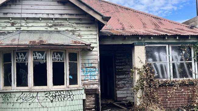 The Footscray home has been targeted by vandals.