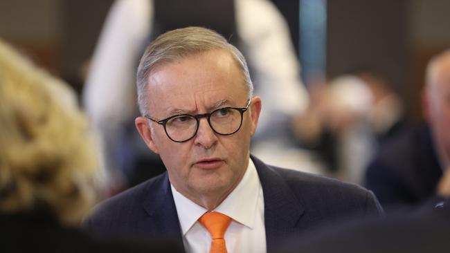 Anthony Albanese address the press club for the first time as Prime Minister. NCA NewsWire / Gary Ramage