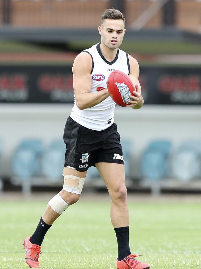 Karl Amun will replace Robbie Gray in the Power side. Picture SARAH REED