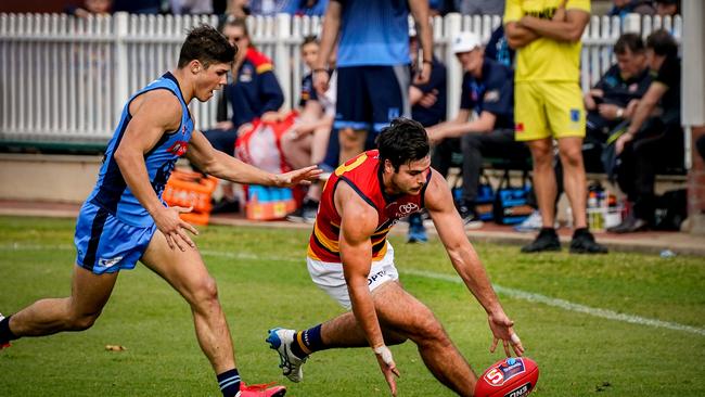 Darcy Fogarty impressed against Sturt in the SANFL last week. Picture: Mike Burton