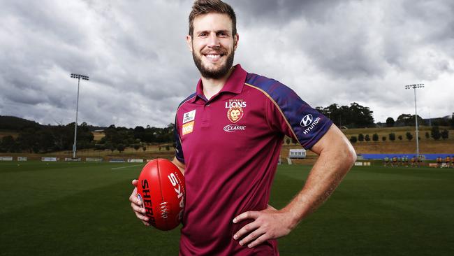 Lions coach says recruit Grant Birchall can play for another four years. Picture: Zak Simmonds