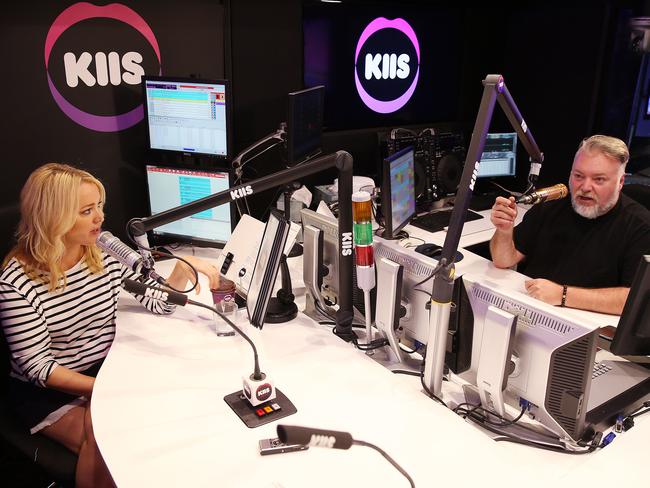 The duo have just started a new five year contract at KIIS. Picture: Sam Ruttyn