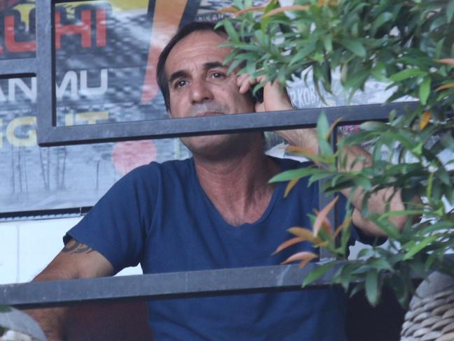 Australian Guiseppe Serafino outside the drug section Of Denpasar Police Station in Bali. Picture: Supplied