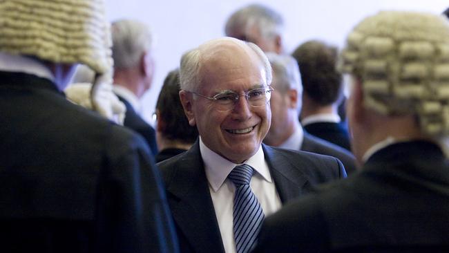 Former prime minister John Howard: ‘The whole purpose of establishing ASPI was to provide an alternative independent source of national security advice.’ Picture: AAP