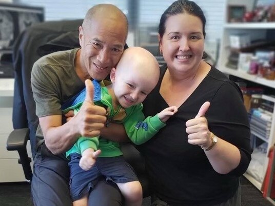 Queensland mum Katie Moule said Charlie Teo gave the family precious time with her son Nate before he died last year. Picture: Supplied