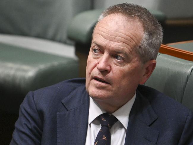 CANBERRA, Australia - NewsWire Photos - August 22, 2024: NDIS and Government Services Minister Bill Shorten during Question Time at Parliament House in Canberra. Picture: NewsWire / Martin Ollman