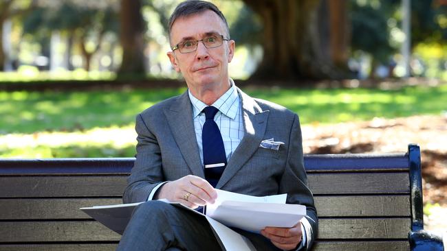 Garry Burns, anti discrimination campaigner, who has failed to be granted leave for further action against Israel Folau. Picture: Hollie Adams