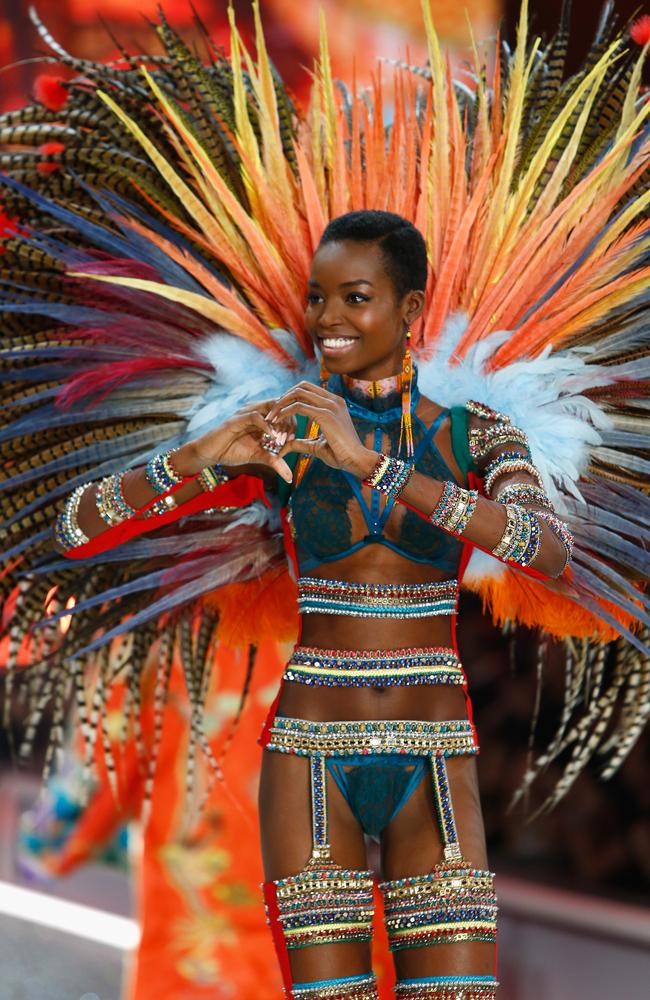 Maria Borges walks the runway during the 2016 Victoria’s Secret Fashion Show on November 30, 2016 in Paris, France. Picture: Getty