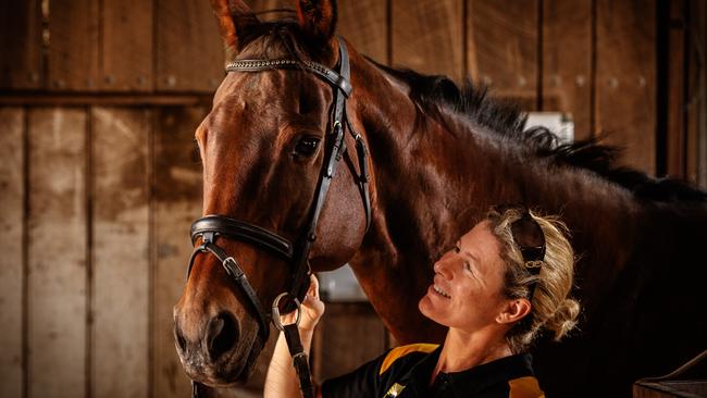 Cup winner: Wendy Schaeffer won the Adelaide Hills 1.25m Silver Cup. Picture Matt Turner