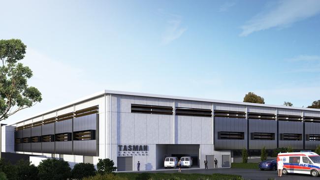 An artists impression of the proposed Tasman Private Hospital in New Town. Picture: SUPPLIED