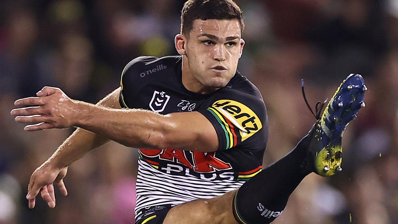 Nathan Cleary’s array of attacking kicks is one of Penrith’s deadliest weapons.