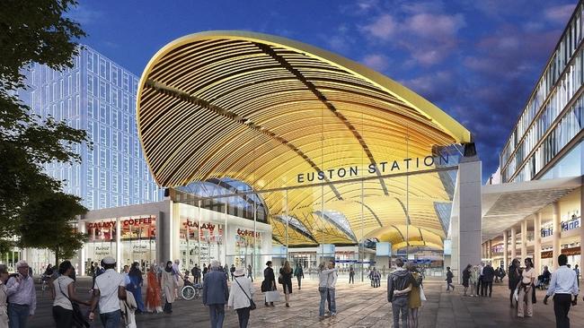 Artists impression of Lendlease's plans for a multi-billion pound urban redevelopment project.