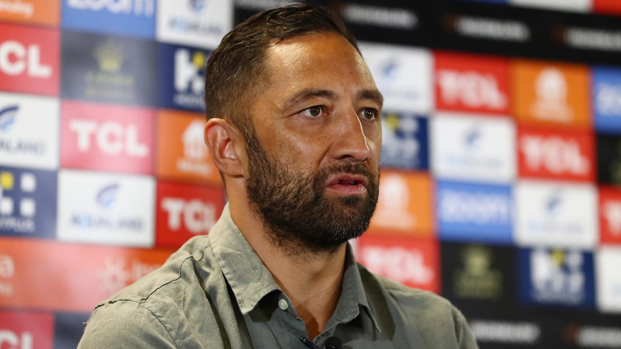 Benji Marshall retired from playing after Souths were defeated in the 2021 NRL grand final. Picture: Chris Hyde/Getty Images