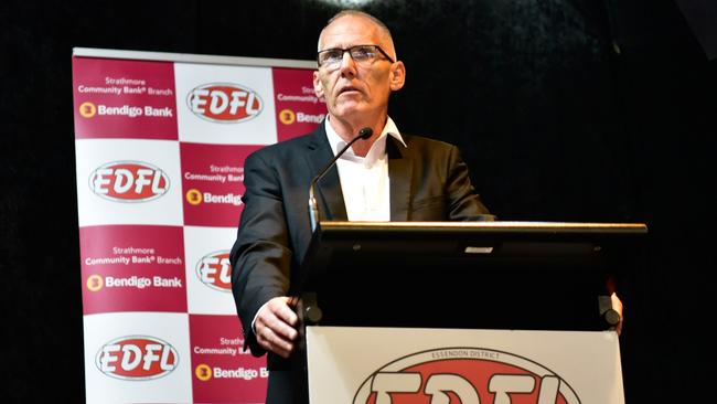 Brett Scott was the EDFL’s chairman for six seasons. Picture: Jamie Morey