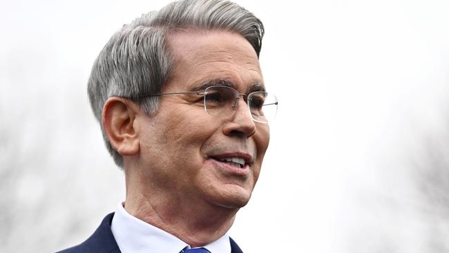 US Treasury Secretary Scott Bessent speaks to reporters outside the West Wing of the White House on March 12, 2025 in Washington, DC. Photo: Mandel Ngan/ AFP