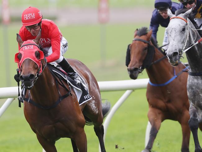 Champion sprinter Redzel, ridden by Kerrin McEvoy, will forever be known as the winner of the first The Everest at Royal Randwick Racecourse in October last year. Picture: Mark Evans