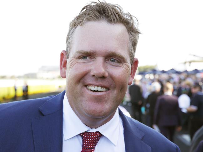 SYDNEY, AUSTRALIA - APRIL 07:  Trainer Ben Smith smiles after  winning  race 6 The Inglis Sires with El Dorado Dreaming  during day one of The Championships at Royal Randwick Racecourse on April 7, 2018 in Sydney, Australia.  (Photo by Mark Evans/Getty Images)