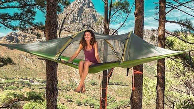 O'Reilly's Rainforest Retreat plans on using Tentsile hanging tents in its expansion of the popular Green Mountains Campground. Photo: Tentsile Instagram