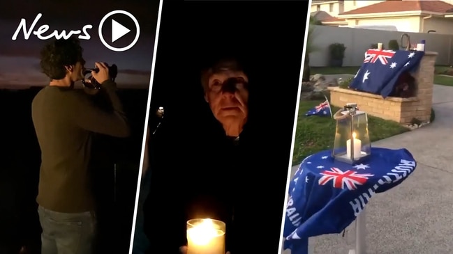 Aussies line their streets to commemorate a 'different' Anzac Day