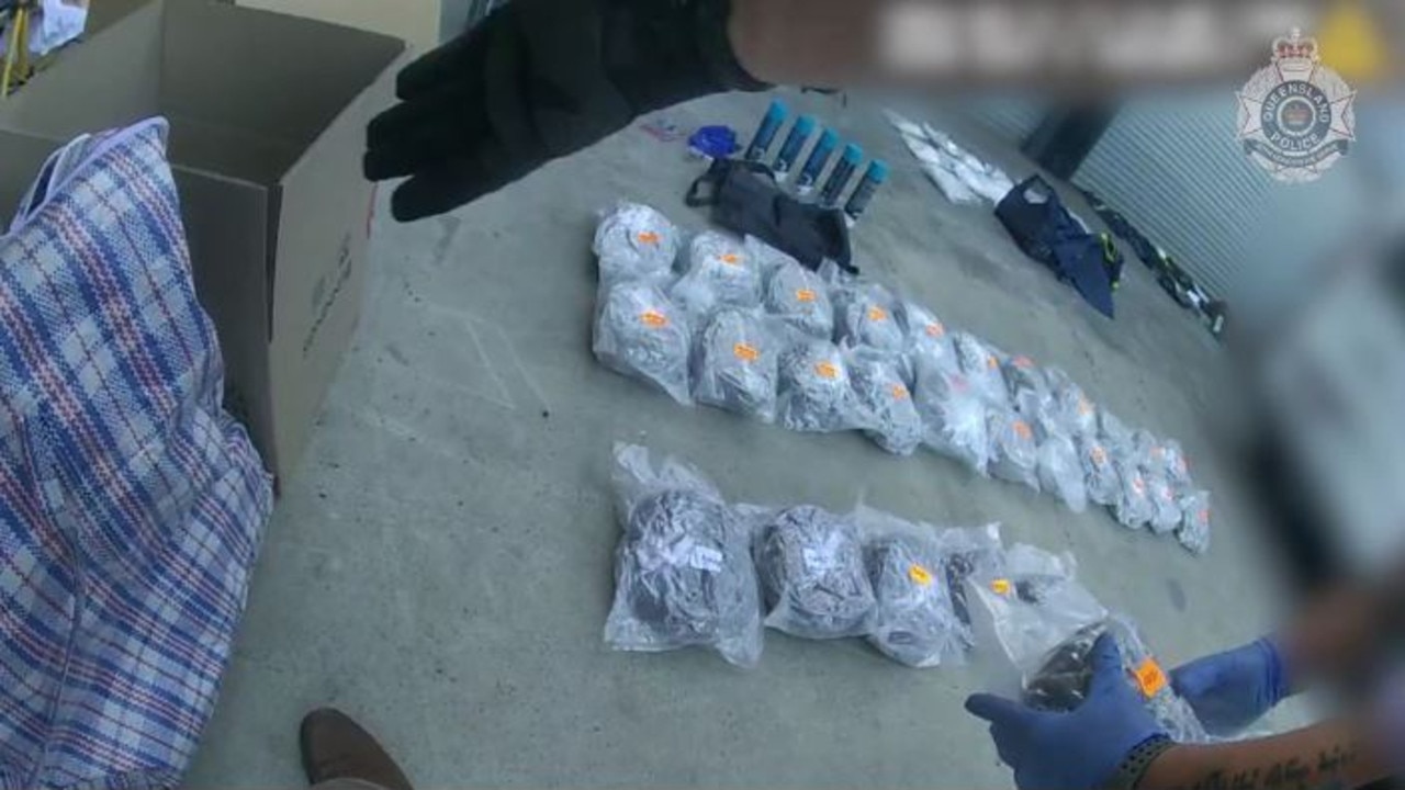 Illicit substances allegedly uncovered as part of Queensland Police Service's Operation Xray Vent. Picture: Supplied/QPS