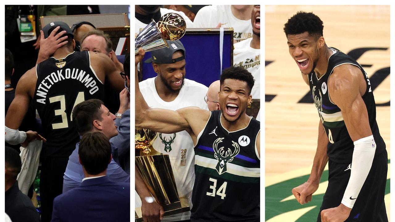 He's done it: Giannis is an NBA champion.