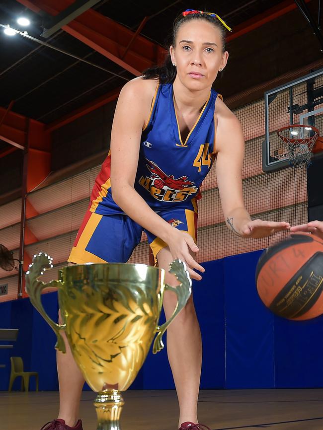 Tracy Village’s champion guard Tikesa Docherty-Cole makes her long-awaited return to the court against Razzle tonight. Picture: Patrina Malone