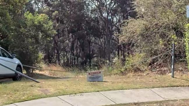 A chained-off section at the end of Henry St, which leads onto Merewether Golf Course. Picture: Google Maps