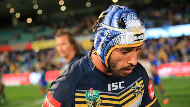 Jonathan Thurston after the NRL round 13 game between the Parramatta Eels and the North Queensland Cowboys at Pirtek Stadium, Parramatta. pic Mark Evans