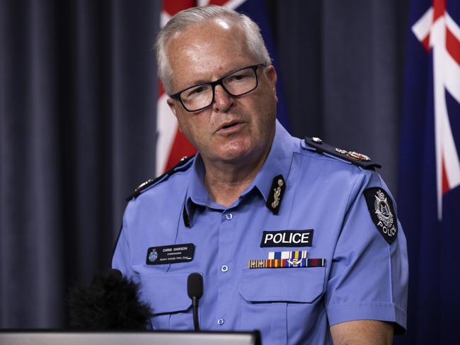 WA Police Commissioner Chris Dawson. Picture: Getty Images