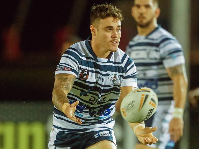 Brothers Hooker Daniel Warren as  Brothers v South Darwin at NTRL Stadium Darwin.Picture GLENN CAMPBELL