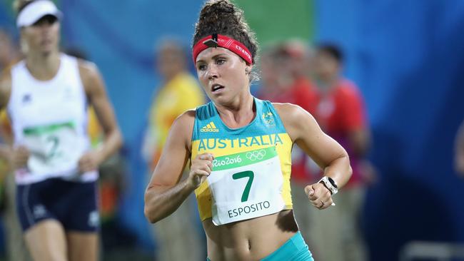 Chloe Esposito won the modern penatathlon gold in Rio four years ago.