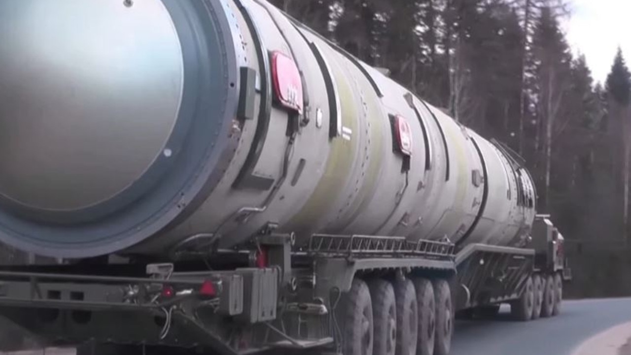 Russia's monster nuke missile Sarmat – also known as Satan 2. Picture: Supplied