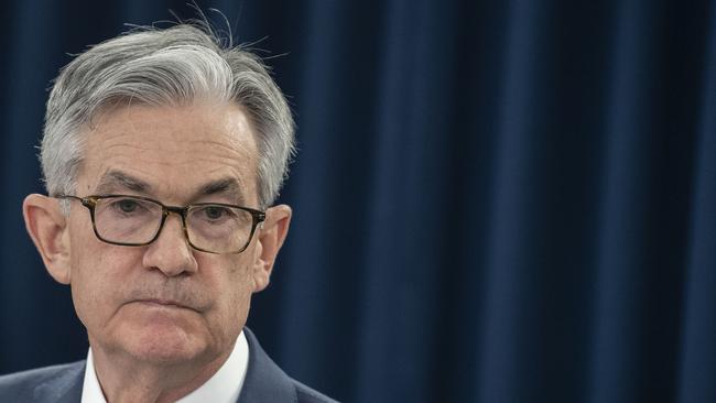 US Federal Reserve Chairman Jerome Powell. Picture: AFP