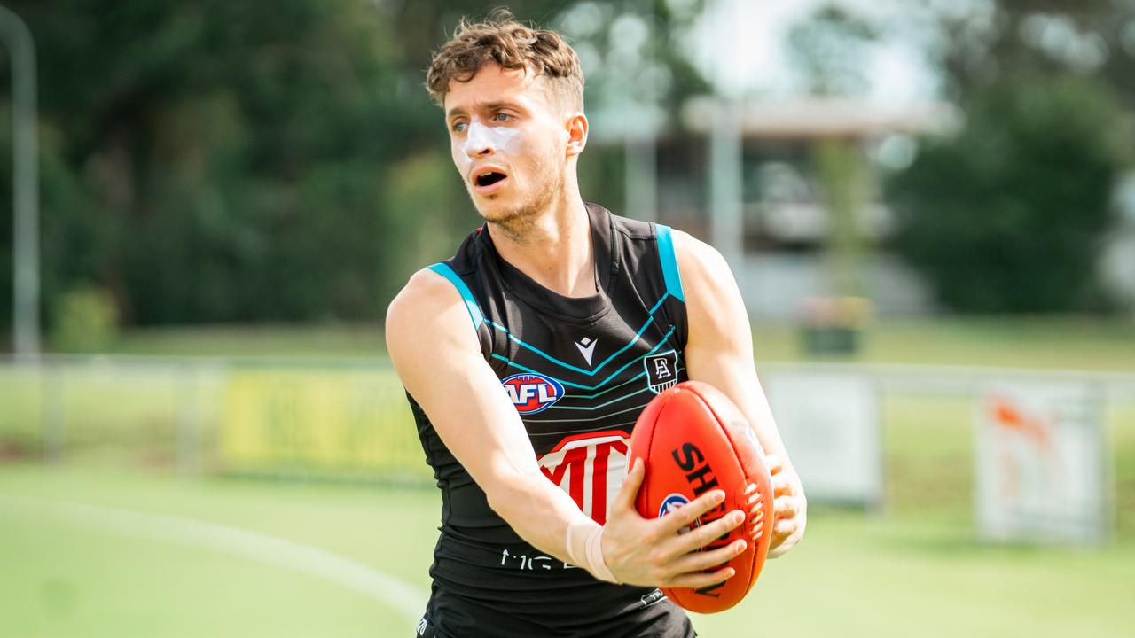 Orazio Fantasia at Port Adelaide training camp at Novotel Sunshine Coast., Picture: PAFC