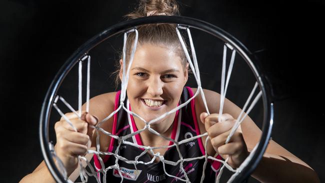 New Thunderbirds recruit Lucy Austin. Picture: Sarah Reed/Netball SA