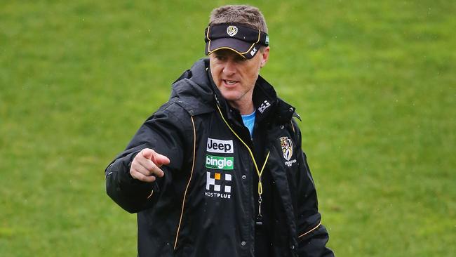 Richmond coach Damien Hardwick. Picture: Getty Images