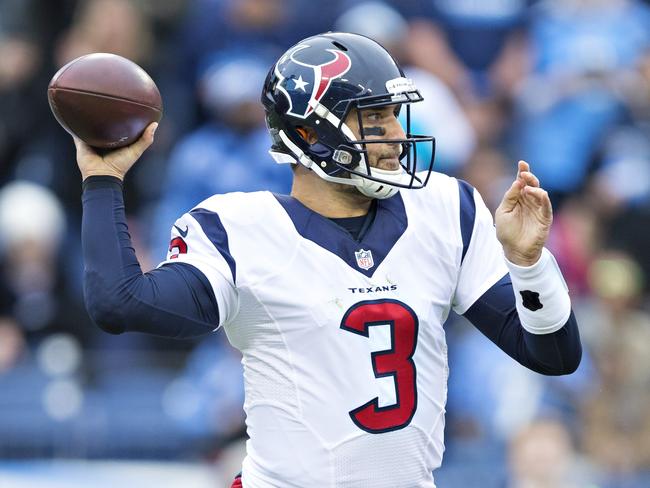 Tom Savage #3 of the Houston Texans.