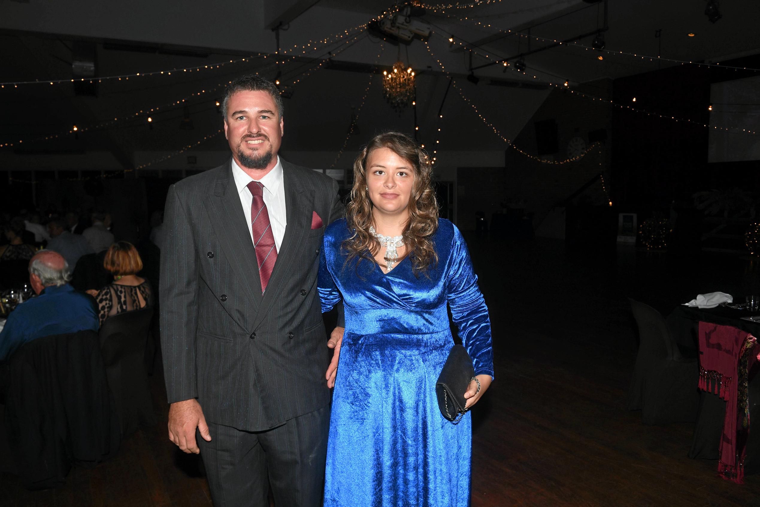 Gympie Show Ball - Peter Barker and Alice Benfer. Picture: Troy Jegers