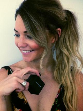 Former Bachelor contestant Sam Frost’s engagement ring.