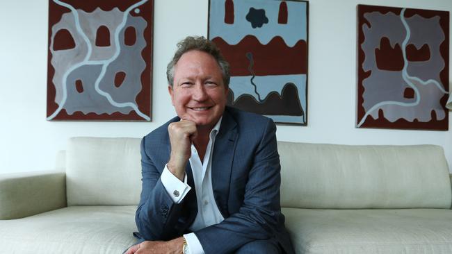 Fortescue Minerals chairman and founder Andrew Forrest. Picture: Britta Campion