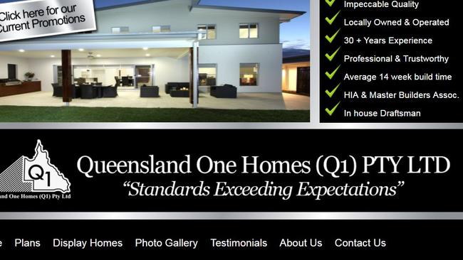 “Exceeding Expectataions” - Gold Coast builder Queensland One Homes has gone into liquidation. Photo: Supplied