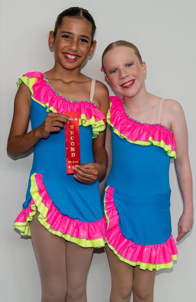 Evangelia Kertesz and Brooklyn Burns at the 76th Mackay Eisteddfod Monday 2 October 2023 Picture: Michaela Harlow
