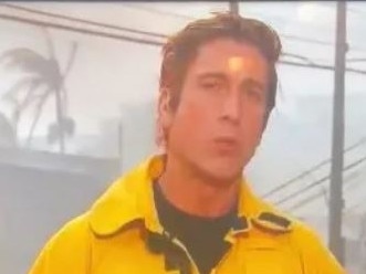 ABC’s David Muir back on the air after jacket gaffe.