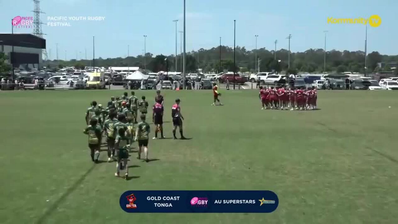 Replay: Gold Coast Tonga v AU Superstars (U12)—2024 Pacific Youth Rugby Festival Day 2