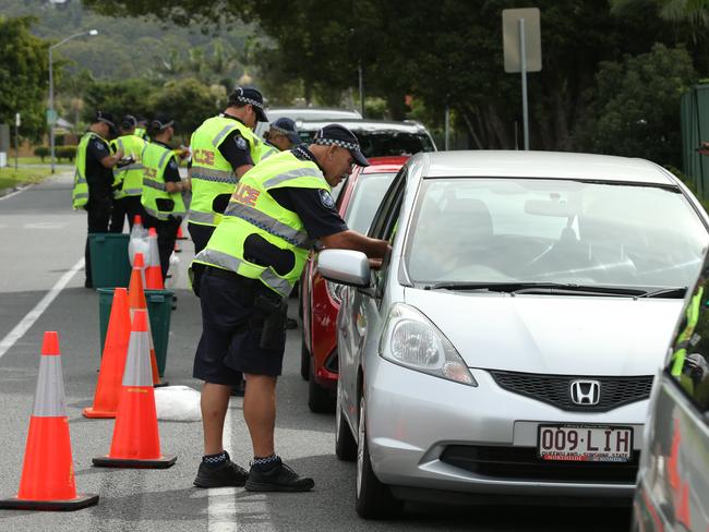 Patrol officers conducted more than 109,000 random breath tests and almost 7000 drug tests. Picture Glenn Hampson