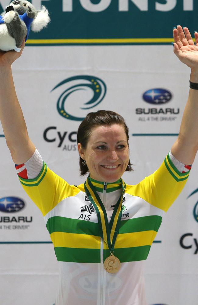 Anna Meares has now won 35 national titles.